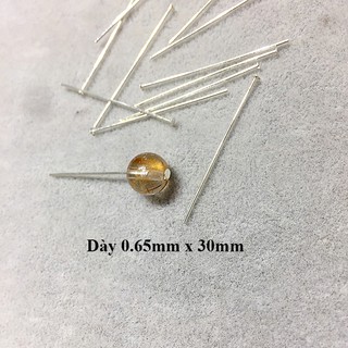 Đinh xỏ bạc dày 0.65mm và 1mm