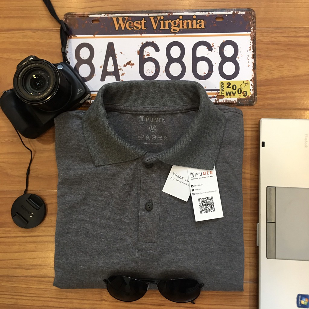 Áo Polo Xám Đậm Basic | BigBuy360 - bigbuy360.vn