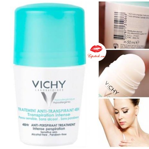 LĂN KHỬ MÙI VICHY TRAITEMENT ANTI TRANSPIRANT 48H 50ML CHÍNH HÃNG - 7425