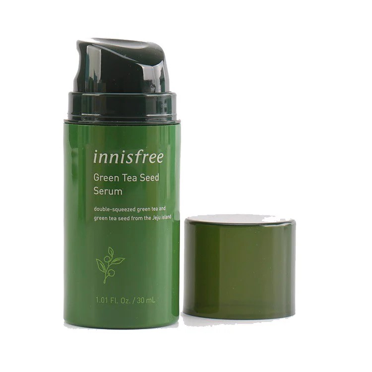 [Hàng Auth] Serum dưỡng ẩm dưỡng trắng da chiết xuất trà xanh Innisfree The Green Tea Seed Hàn Quốc Mini 30ml