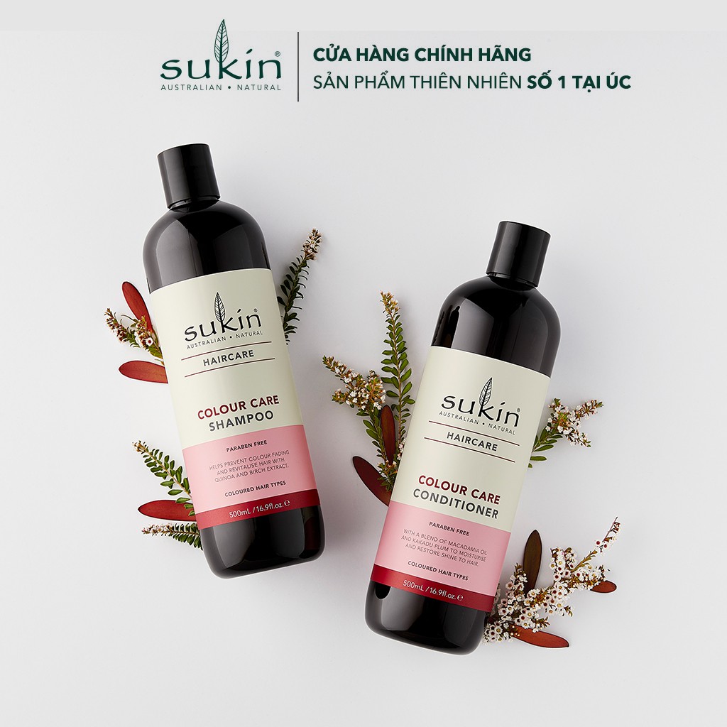 Dầu Gội Dành Cho Tóc Nhuộm Sukin Haircare Colour Care Shampoo 500ml