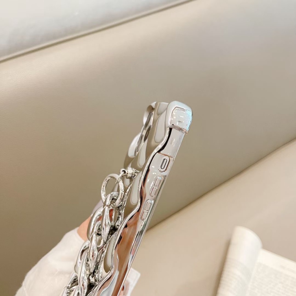 Ốp Điện Thoại tpu Mềm Mạ Bạc Cho iphone 14 13 pro max 12 pro max 11xs max xr x 7 8 plus