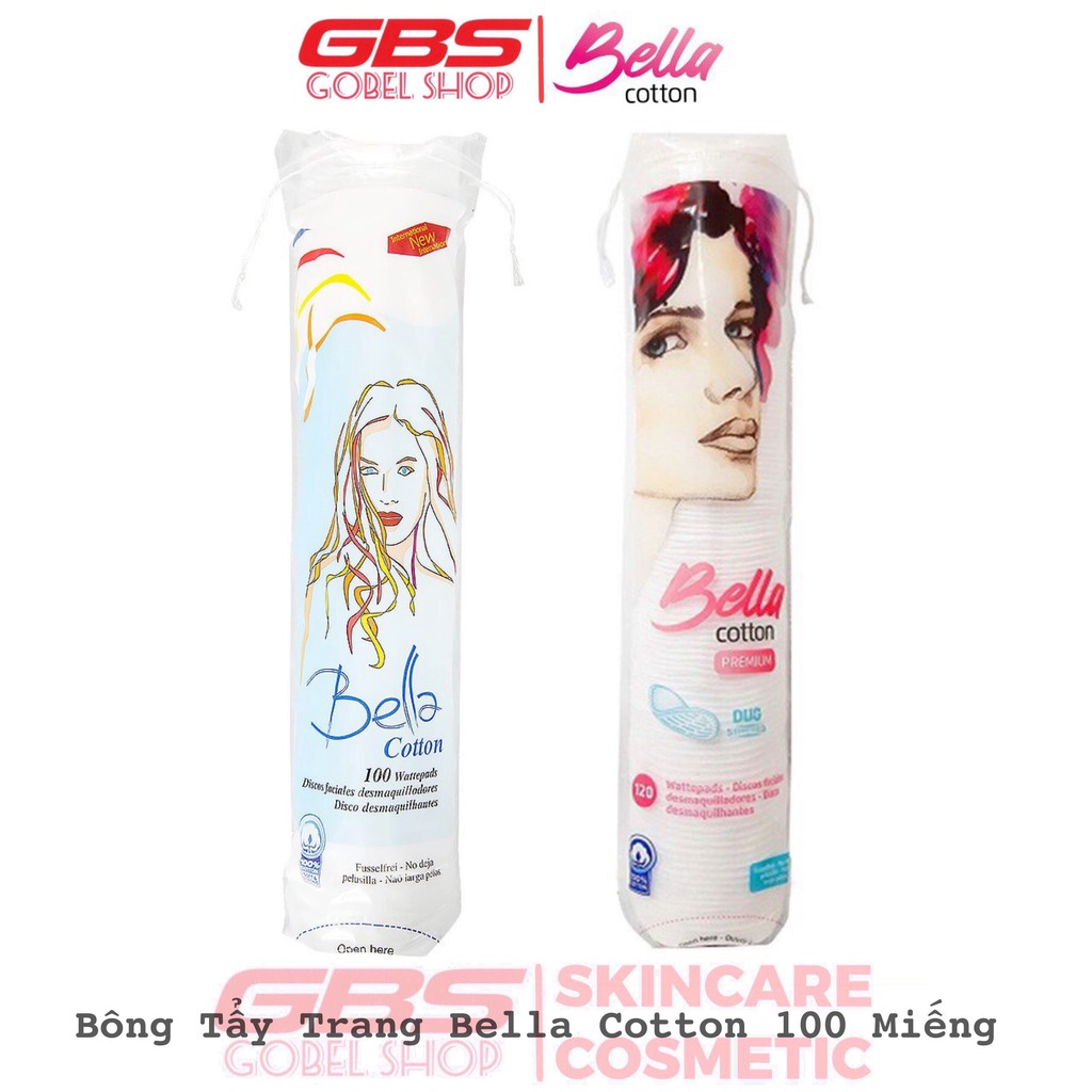 Bông Tẩy Trang Bella Cotton 100 Miếng