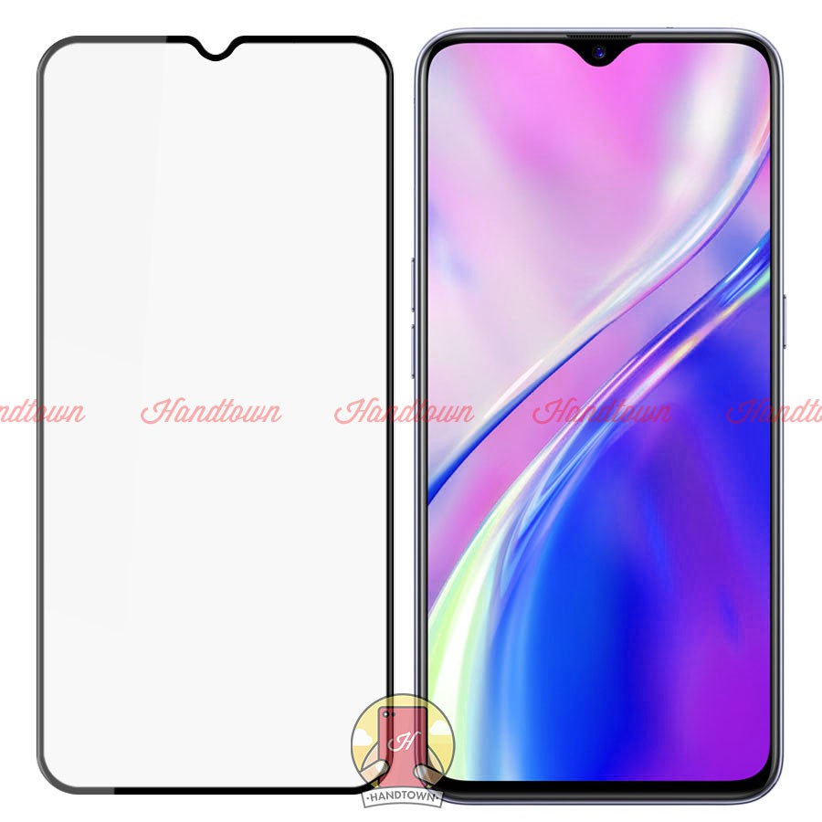 Kính Cường Lực Realme X2 realmeX2 Full Màn Đen Full Keo Không Chấm Li Ti Chống Trầy Xước Chống Va Đập Bảo Vệ Màn Hình