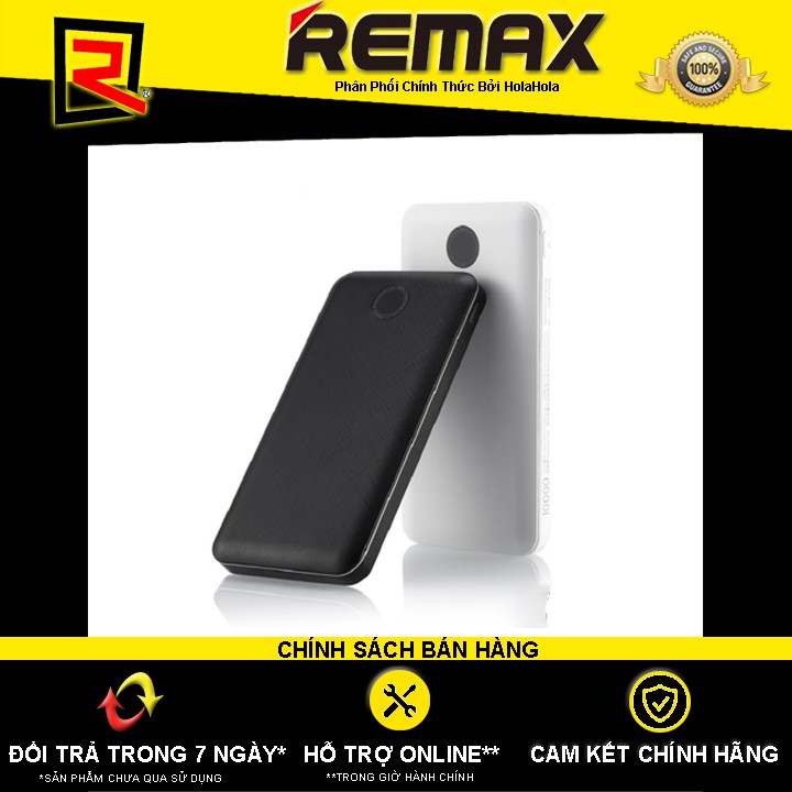 Pin dự phòng Remax RPP-37 Energy Eye 10000mAh Hỗ trợ sạc nhanh 3.0A (Trắng, Đen)