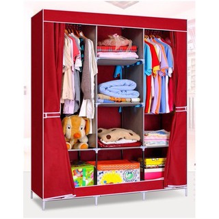 Tủ quần áo nhôm 💝 Freeship 💝 tủ quần áo vải, tủ nhựa đựng quần áo cho cả gia đình