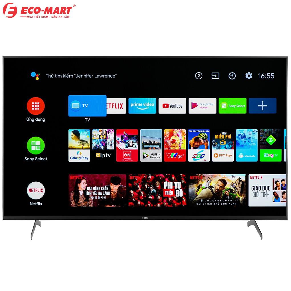 Tivi SONY 55 inch 4K Smart Tivi ( đen ) KD-55X9000H