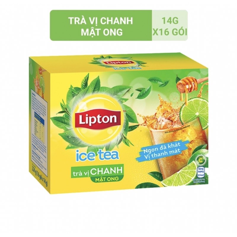 Lipton ice tea trà chanh mật ong/ vị đào hộp