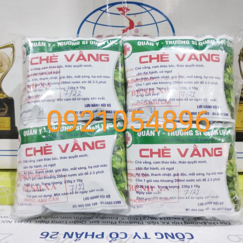 Chè Vằng LỤC QUÂN 80 túi lọc