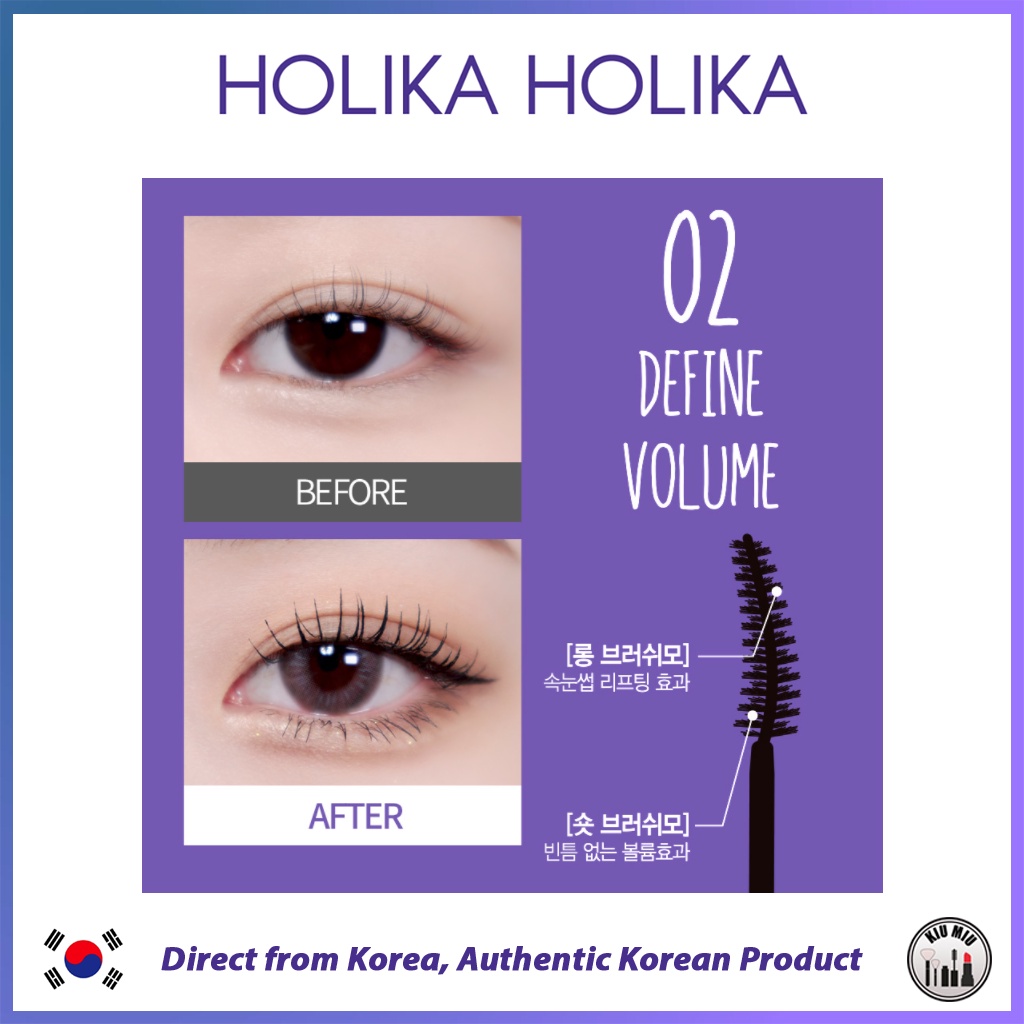 HOLIKA HOLIKA LASH CORRECTING MASCARA 1+1 *ORIGINAL KOREA*