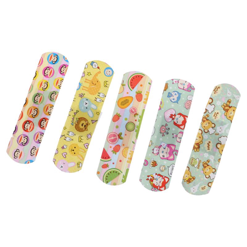 (1 box of 120 pieces) cartoon waterproof bandage