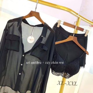 ✨ set á.o smi kèm bra + váy