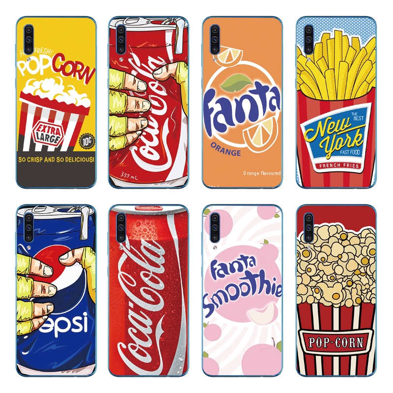 Ốp Điện Thoại Tpu Mềm Hình Khoai Tây Chiên / Cola Cho Samsung Galaxy A50S A30S A20S A10S