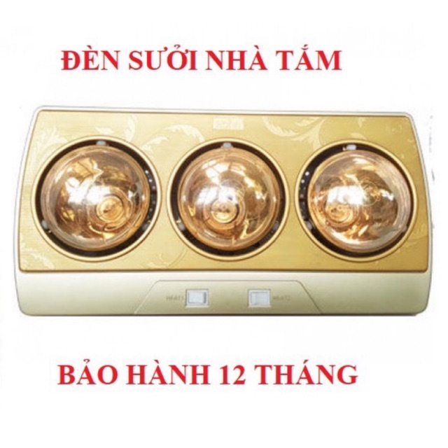 ĐÈN SƯỞI /HỒNG NGOẠI /TREO TƯỜNG (3 BÓNG)