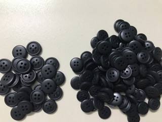 5 màu nút 4 lỗ , 15mm, 17mm