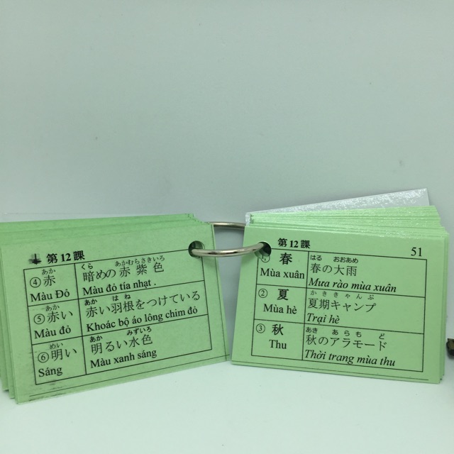 Bộ Thẻ học tiếng Nhật N5