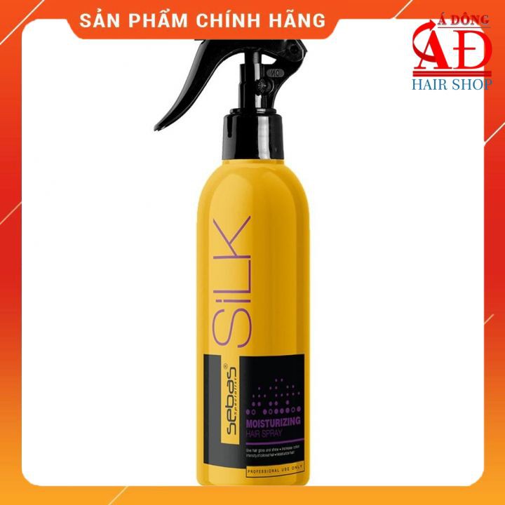 [Chính hãng] [Siêu rẻ] Xịt dưỡng tóc Sebas Silk Moisturizing hair spray dưỡng ẩm tơ tằm 280ml
