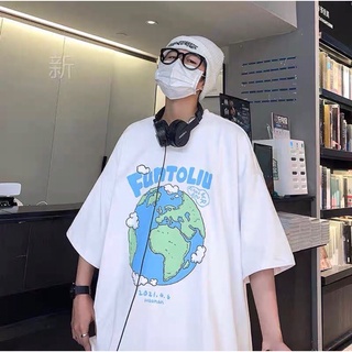 ÁO THUN HÌNH TRÁI ĐẤT ( phom unisex )