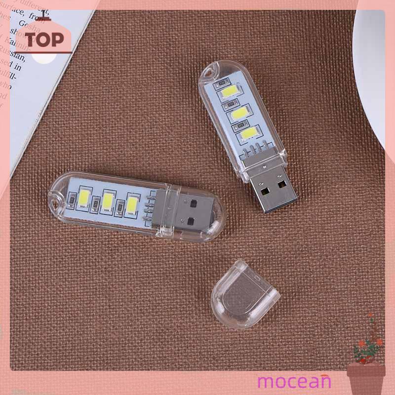 Bộ 2 Đèn Led Usb Mini Hình Chữ U Mocean