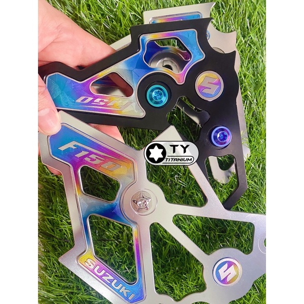 Cặp nẹp sườn Satria Raider Nhôm kèm tem Titan siêu đẹp