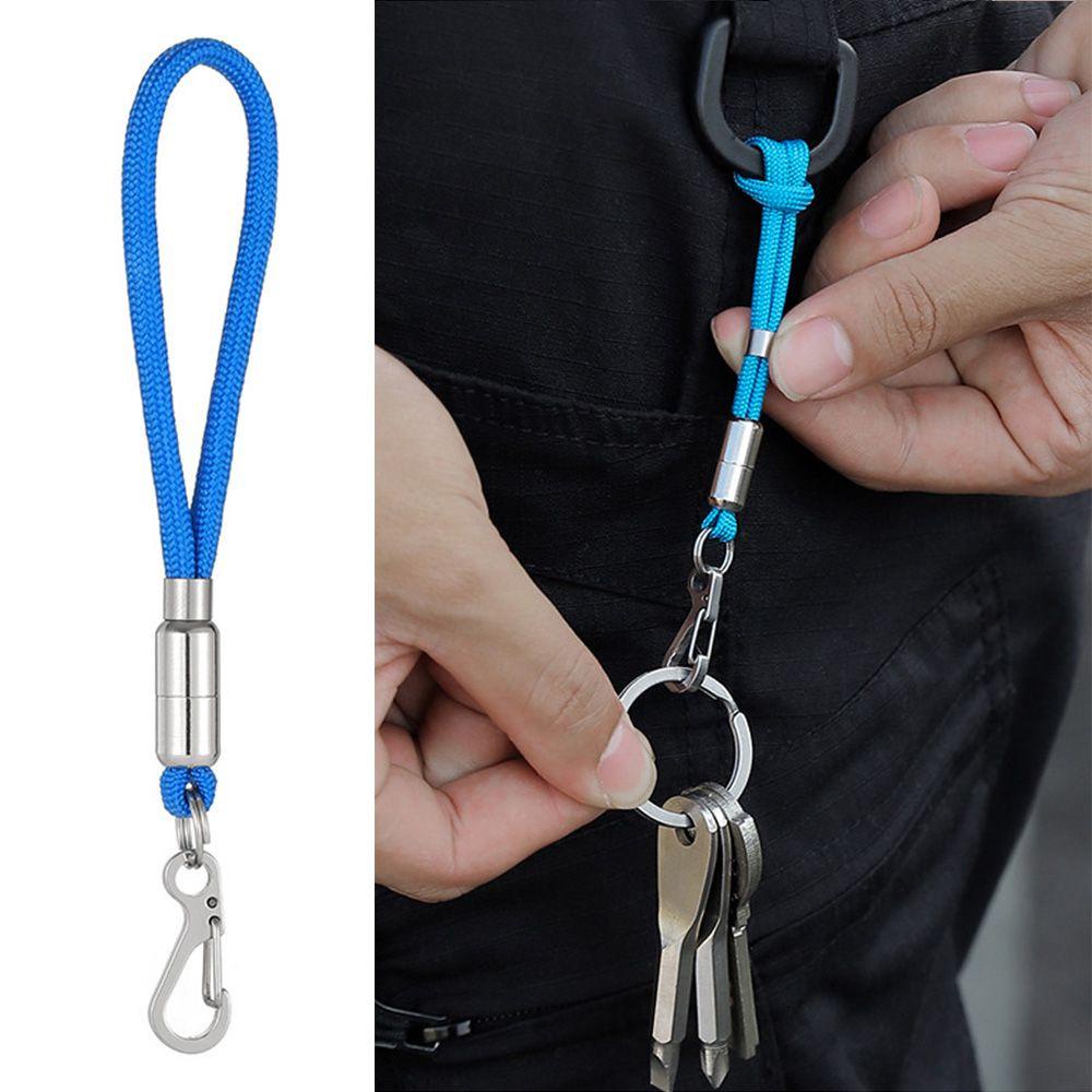 Set 2 Móc Chìa Khóa Có Dây Đeo Chống Thất Lạc Đa Năng Tiện Dụng