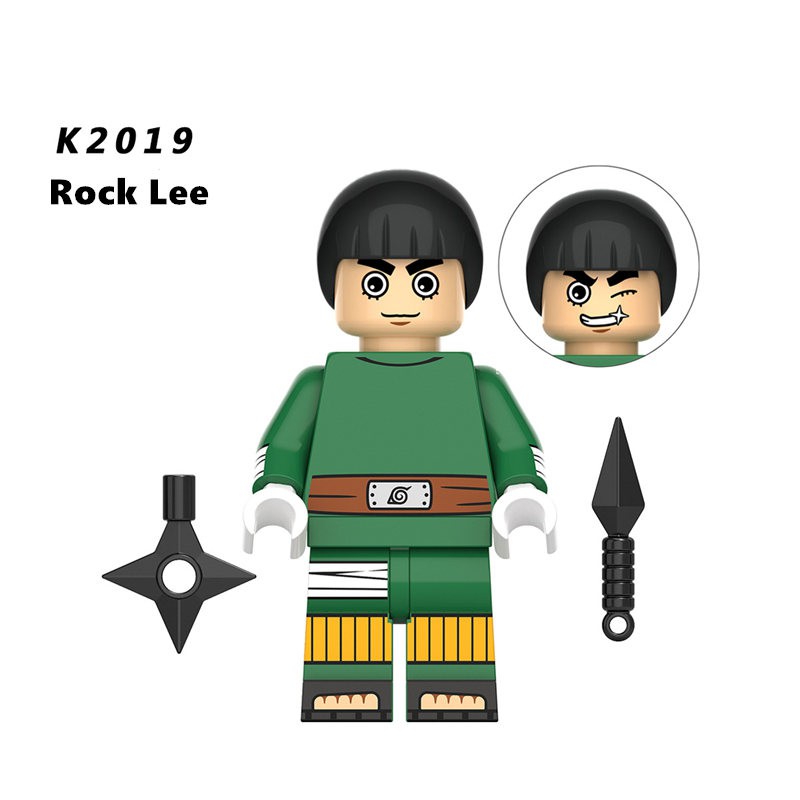 Mô hình đồ chơi lego nhân vật hoạt hình naruto aktski rock lee orochimaru vui nhộn độc đáo kdl803