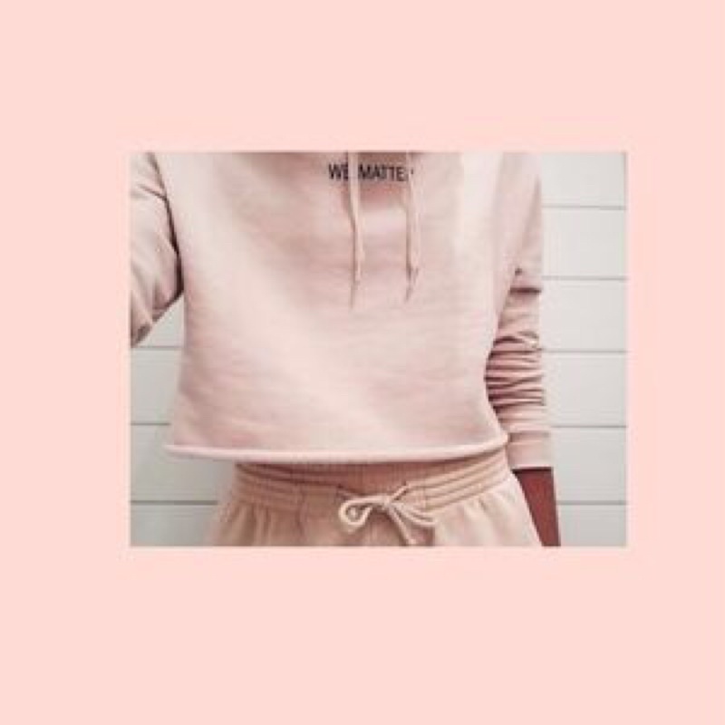 ÁO HOODIE CROPTOP H&M