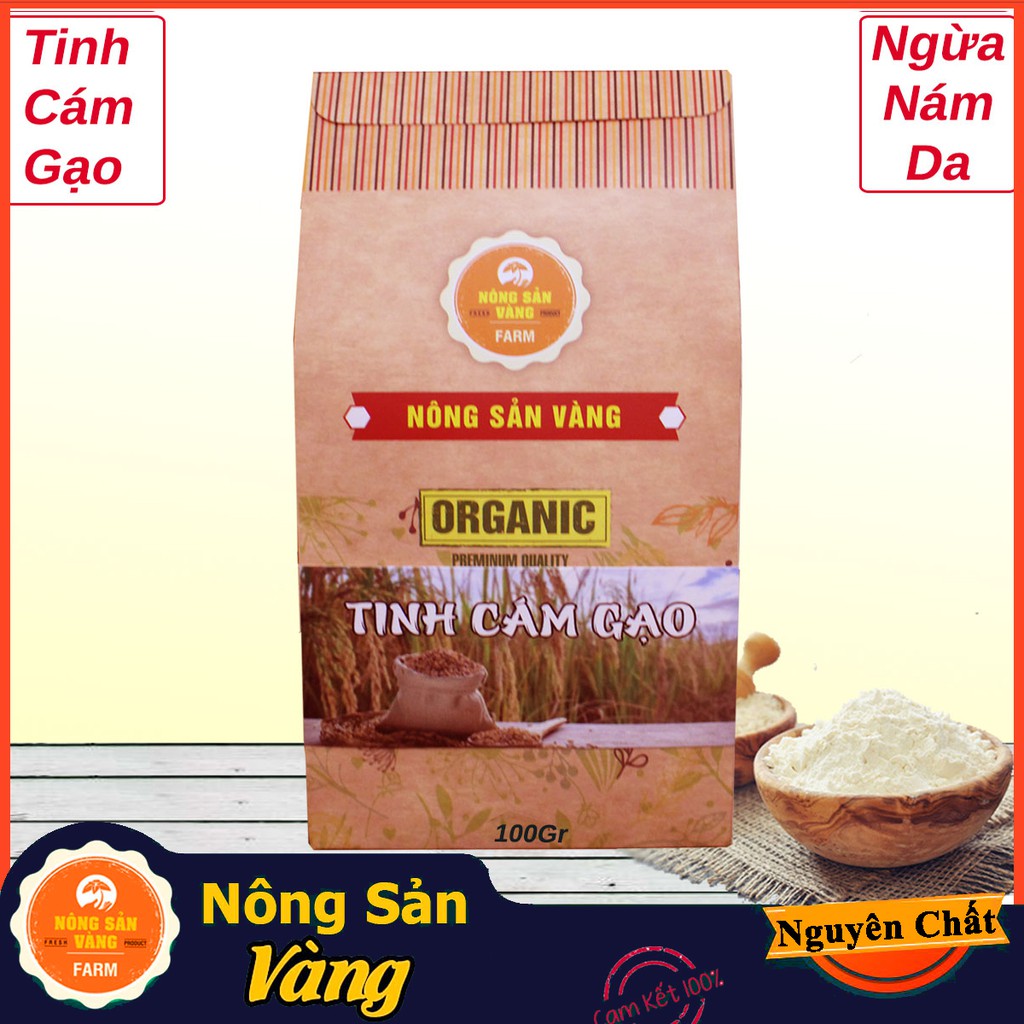 Tinh Cám Gạo Nguyên Chất 100gr - Nông Sản Vàng | BigBuy360 - bigbuy360.vn