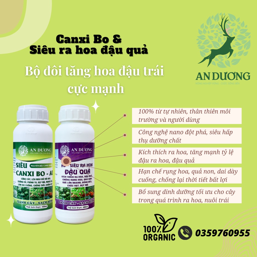 Bộ đôi An Dương tăng hoa đậu trái cực mạnh