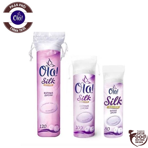 Bông Tẩy Trang Ola Silk Cotton Pads Silk Sense