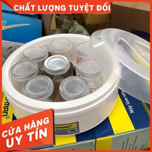 Máy làm sữa chua Chefman CM301N- -8 cốc thủy tinh