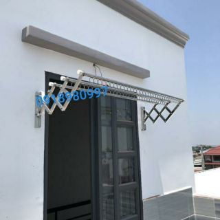 Giàn phơi inox 304 thông minh - sào phơi thông minh xếp gọn có khoen