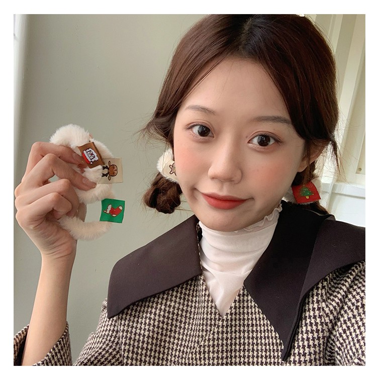 Tiền mặt! Vòng tròn tóc giáng sinh sinh nhật elk giáng sinh dây thừng lông bông của ông già giáng sinh cô gái phim hoạt hình cao su dây tóc