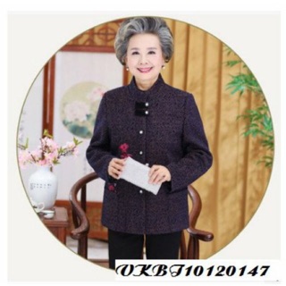 Áo khoác dạ người cao tuổi - áo khoác dạ cho bà