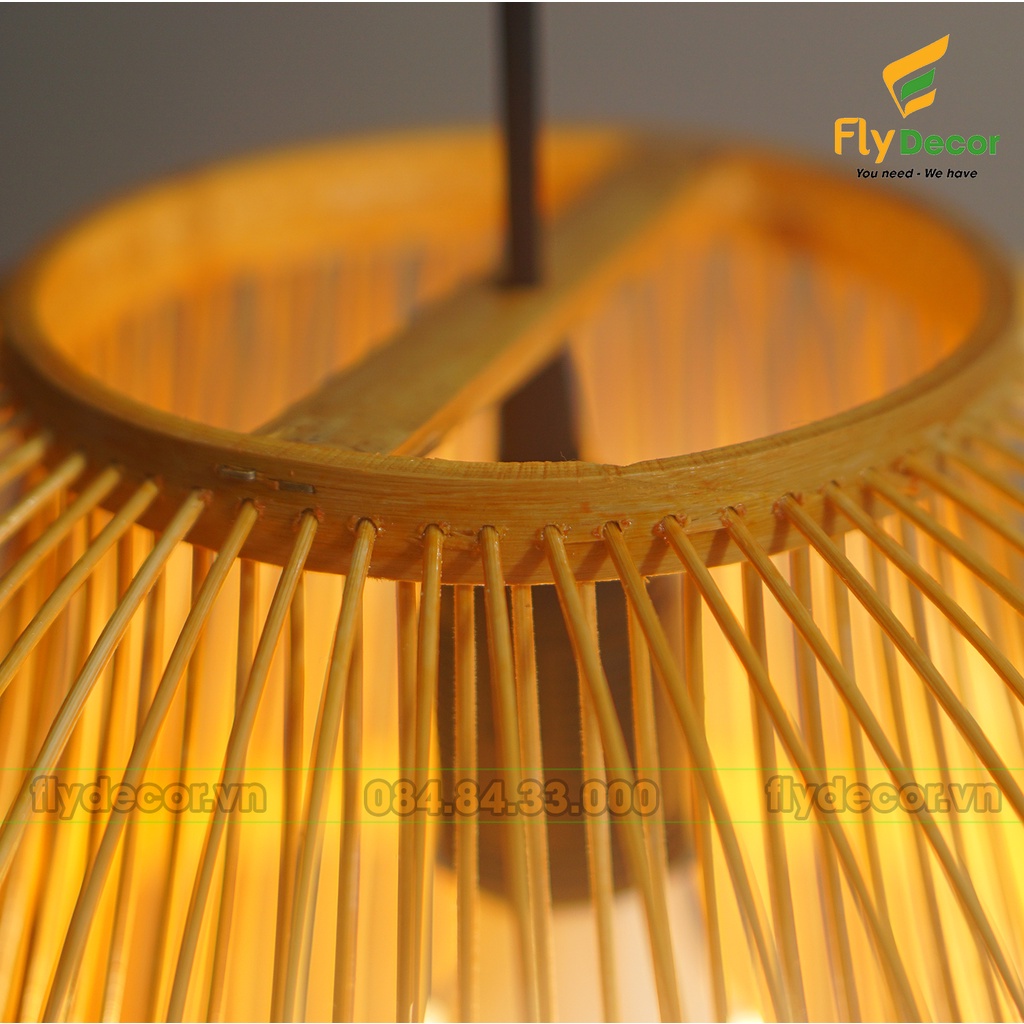 Đèn mây tre, chao đèn tre trang trí, Đèn lồng thả trần, Đèn ngủ, đèn quán cafe hình chụp lõi hoa