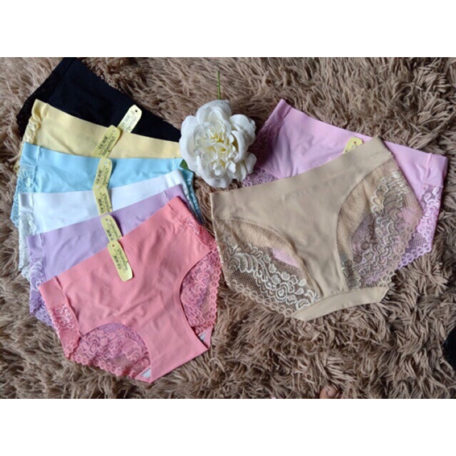 10 quần LÓT ĐÚC REN FOM TO 50-62kg CHỈ CÒN MÀU ĐEN