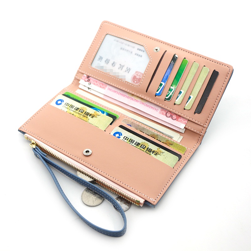 Ví Dài Có Khóa Kéo Thời Trang 2020 Dành Cho Nữ Giá Đỡ