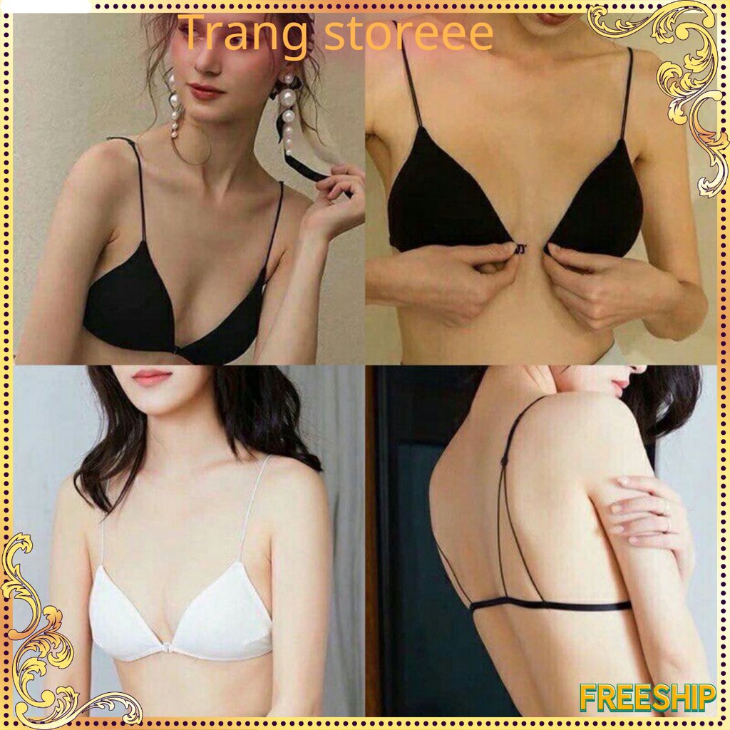 Áo Lót ❤️FREESHIP❤️ Áo Bra Dây Mảnh Gợi Cảm Mỏng Nhẹ 2099 Trang Storeee
