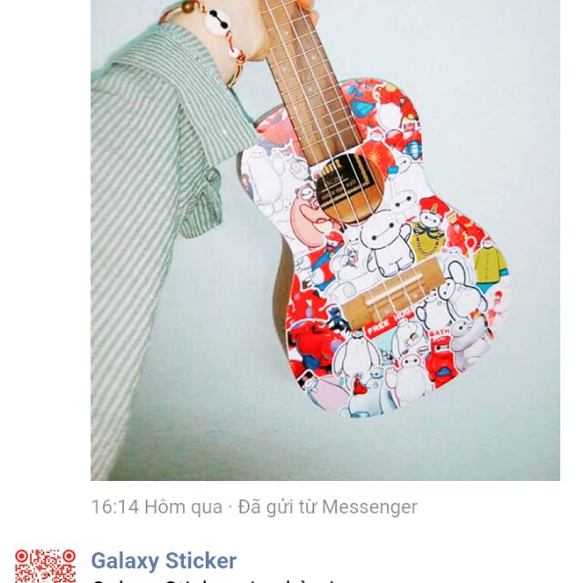 Sticker Baymax không thấm nước