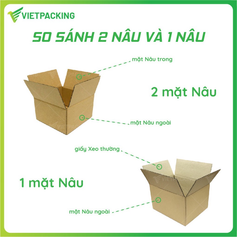 16x10,5x8 - 50 hộp carton nắp gài cứng giấy đẹp S080