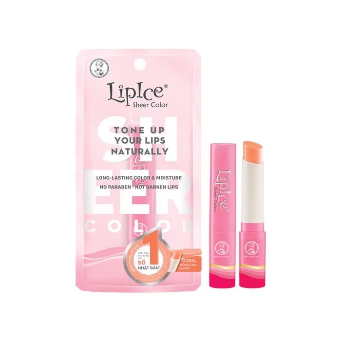 Son Dưỡng Môi Không Màu LipIce Sheer Color 2,4g