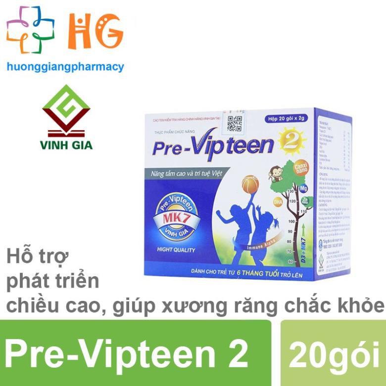 Pre Vipteen 2 - giải pháp hỗ trợ chiều cao  (Hộp 20 gói)