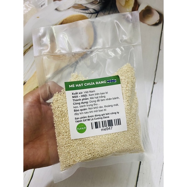 Hạt mè chưa rang gói 100g