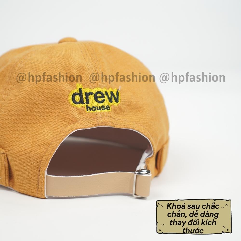 Nón Beanie vành tròn ❤️ Mũ tròn DREW phong cách Retro Hàn Quốc form Unisex nam nữ N36