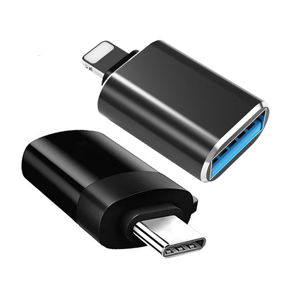 ACCEZZ Bộ Chuyển Đổi Gia Tốc Độ Sáng Sang USB OTG Cho Điện Thoại iOS 13 14 15 Micro Type-C