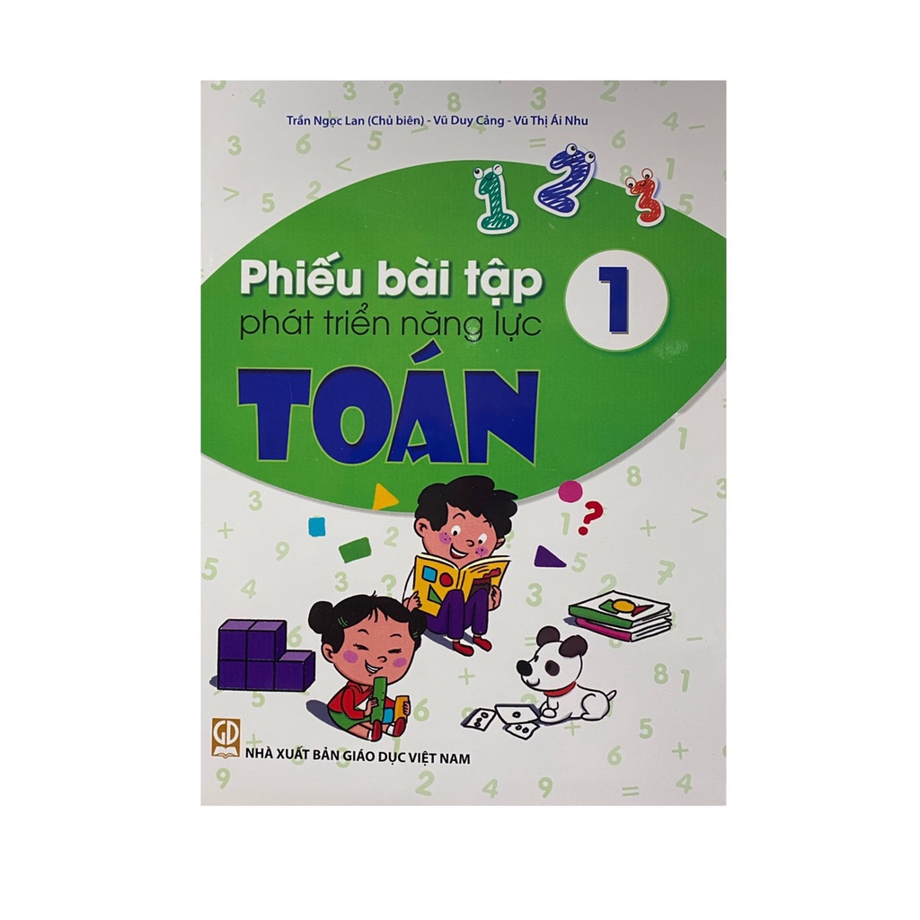 Sách - Phiếu bài tập phát triển năng lực Toán lớp 1