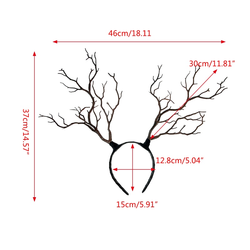 Cài Tóc Nhựa Hình Sừng Tuần Lộc Hoạt Hình Cho Bé Gái