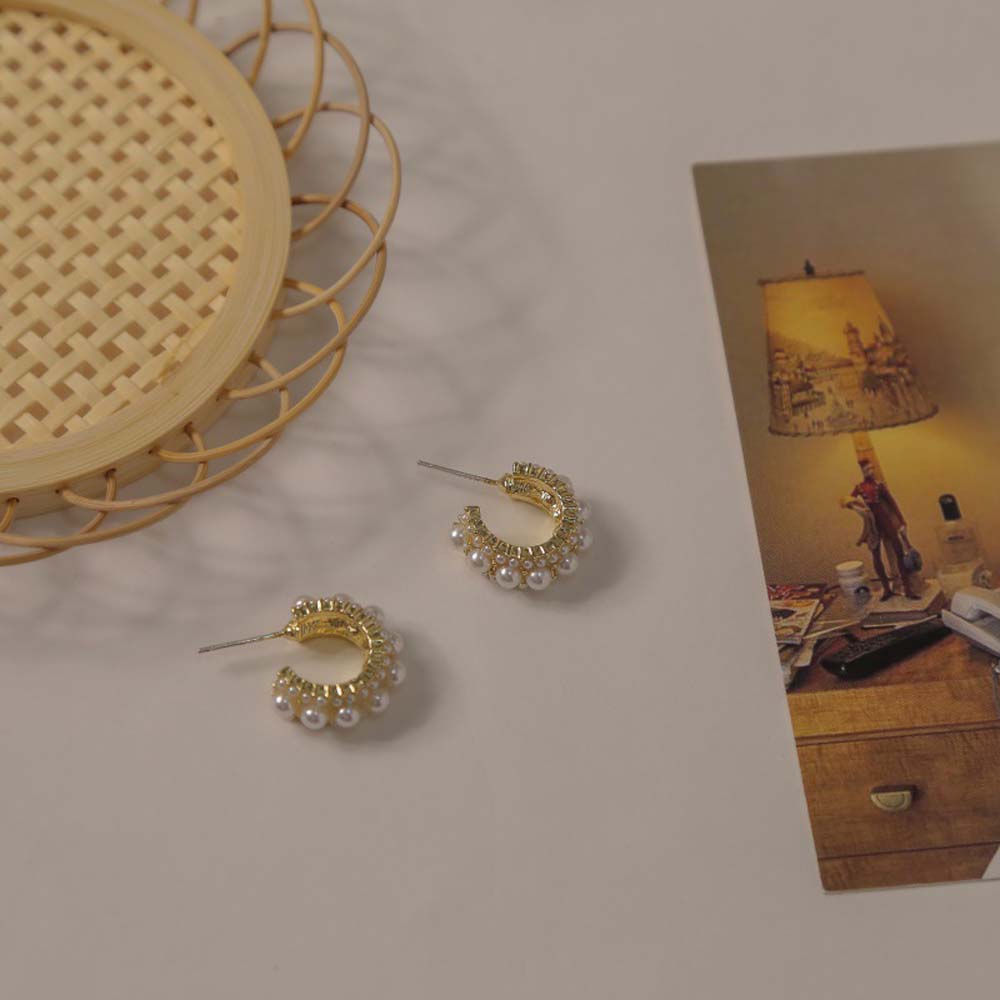 Hoa Tai Dạng Vòng Thời Trang Dành Cho Nữ