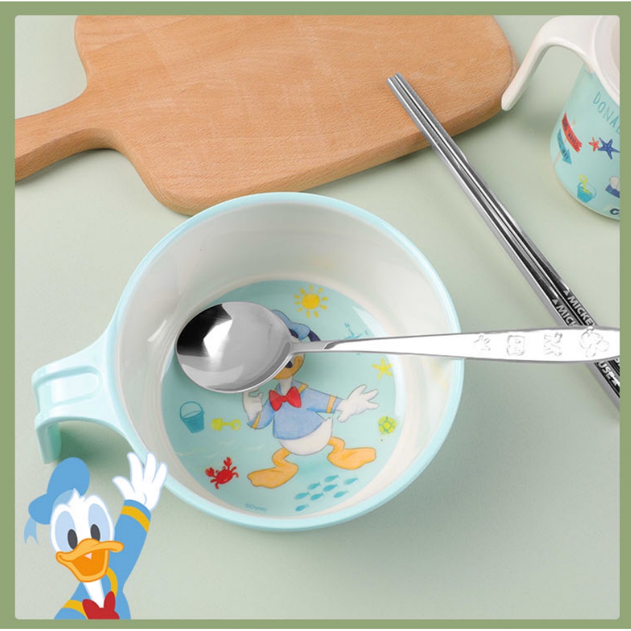 Chén Melamine có tay cầm cho bé in hình ảnh hoạt hình Disney xinh xắn