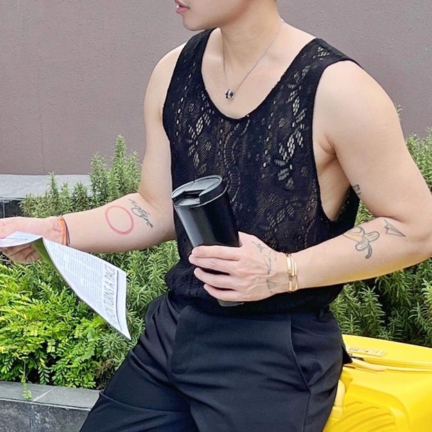 Áo tanktop 3 màu UNCLÉ Lace
